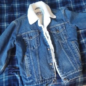 Levi's Denim Sherpa Jacket